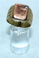 12K Gold Men's Ring ~ 13.15 grams