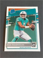 2020 Donruss Optic 152 Tua Tagovailoa Rated Rookie