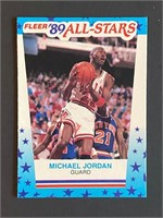 1989 Fleer All Star Stickers #3 Michael Jordan EX+