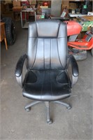 Faux Leather Rolling Executive Office Chair
