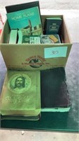 Box Of Books Bibles Real Estate  Etc