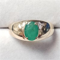 $1200 14K  Emerald(1.2ct) Ring