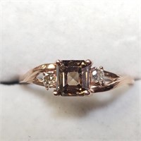 $2000 14K  Diamond Cholate Color (1.05ct) Ring