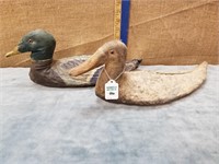 PR. OF CANVAS MALLARD  ARMSTRONG DECOYS-