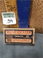 WINCHESTER 22SHORT SHELL BOX ONLY