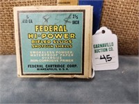 FEDERAL HI-POWER 410 GA. RIFLED SLUGS- FULL BOX