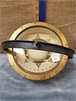 EARLY BRASS SHIPS COMPASS E.S. RITCHIEN & SONS-