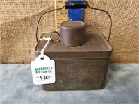 SALESMAN SAMPLE COAL MINERS LUNCH PAIL W/ CUP