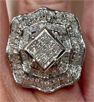 6.50 cts Natural Diamond 14k Gold Ring
