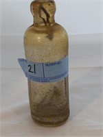 Registered vintage bottle