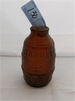 Barrel of beer bottle