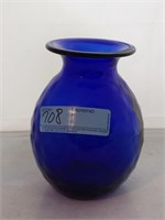 Heavy blue vase