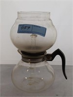 vintage glass coffee percolator