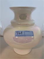 Large pearl white vase