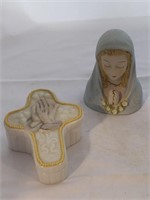 Religious figurine and trinket box