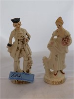Vintage colonial figurines
