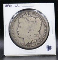 1890 Carson City Morgan silver dolar
