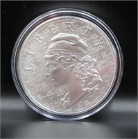 5 ounce The Awakening silver round