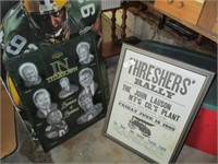 PACKER PRINT AND THRESHERS POSTER