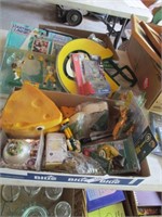 2 BOXS OF PACKER ITEMS AND TOYS