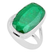 Natural 14.88ct Emerald Ring