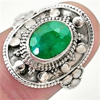 Natural 3.22ct Emerald Ring