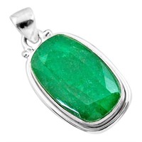 Natural 13.97ct Emerald Pendant