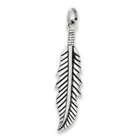 Solid Feather Pendant