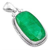 Natural 14.03ct Emerald Pendant