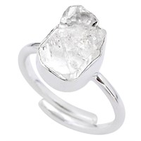 Natural 6.10ct Herkimer Diamond Ring