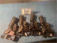 4 ROD HOLDERS WITH MOUNT (CABELA)