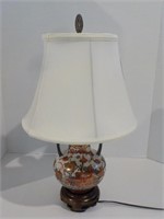 Japanese Kutani "Bittersweet" Vase  Lamp