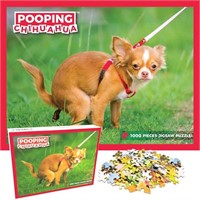 Pooping Chihuahua Puzzle Adult Gag