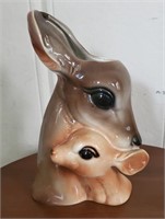 Royal Copley Doe and Fawn Planter/Vase