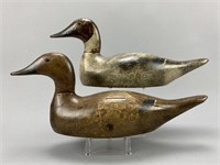 Evans Pair of Pintail Duck Decoys