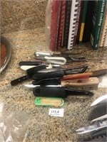 Group of Paring knives, more