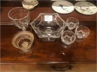 6 Pcs Antique/Vintage Glassware