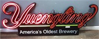 6’  YUENGLING NEON SIGN, 1/2 LIGHT IS OUT