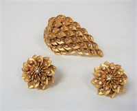 Vintage Brooch & Earrings Lot