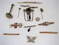 Lot Of  Antique Style Pin and Bar Brooches
