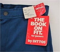 Vintage 1970s Blue Jeans By Dittos NWT