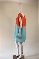 Vintage 1960s Oversize Mini Dress