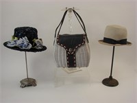 Lot Of Vintage Hats and Purses