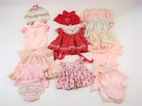Lot Of Frilly Girl/Baby Vintage Dresses