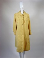 Vintage Yellow Rain Coat