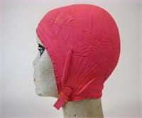 Vintage Pink Swim Cap By Kleinerts Sz M/22