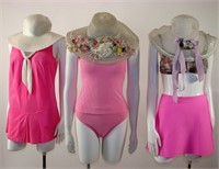 Lot Of Vintage Swimwear and Hats