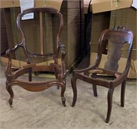 Antique Victorian Chair Pair