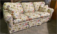 Floral Sleeper Sofa by Sherrill Furniture