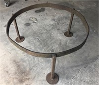Cast Iron 40" Wide Syrup Kettle Stand